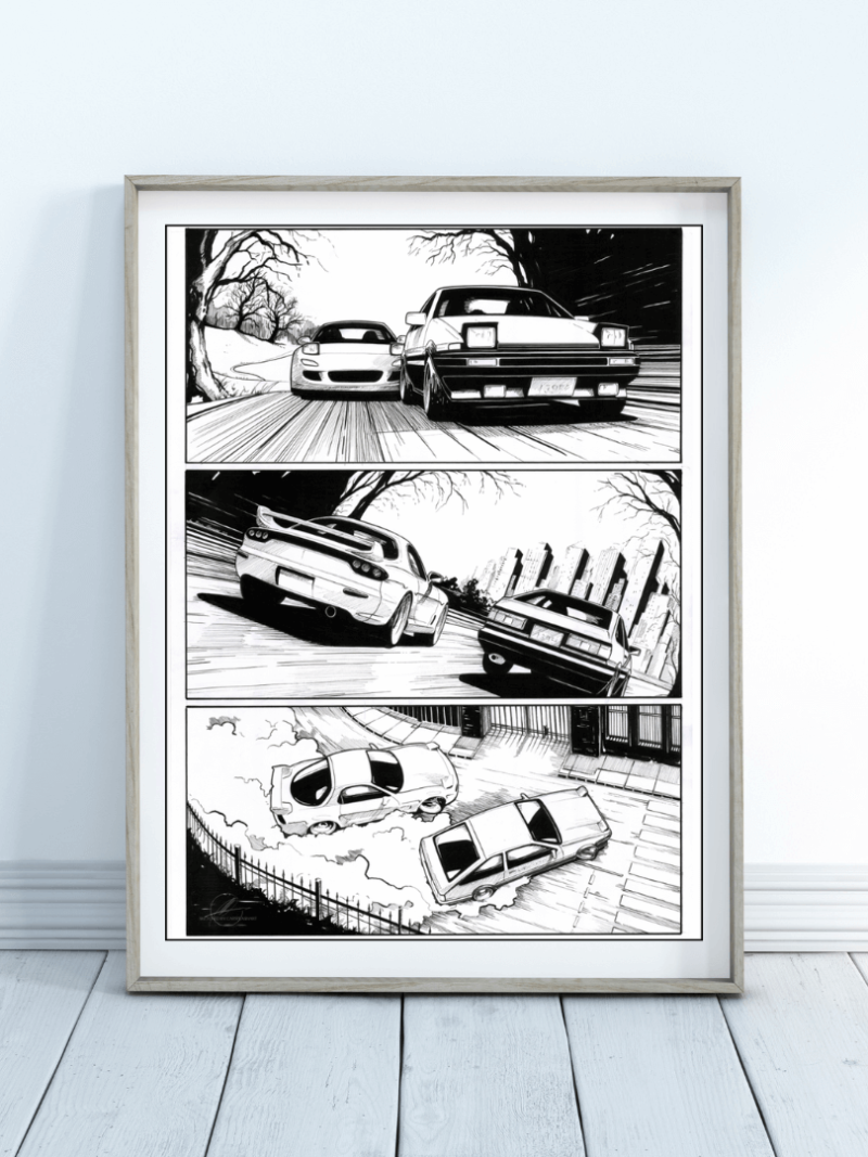 InitialD comic page