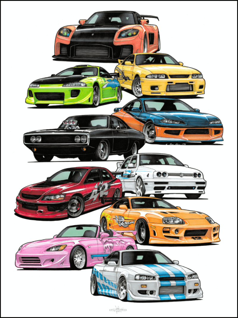 Fast and furious poster