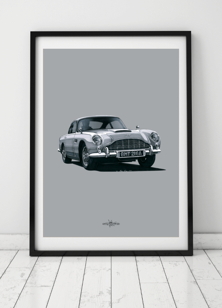 Aston Martin DB5 poster