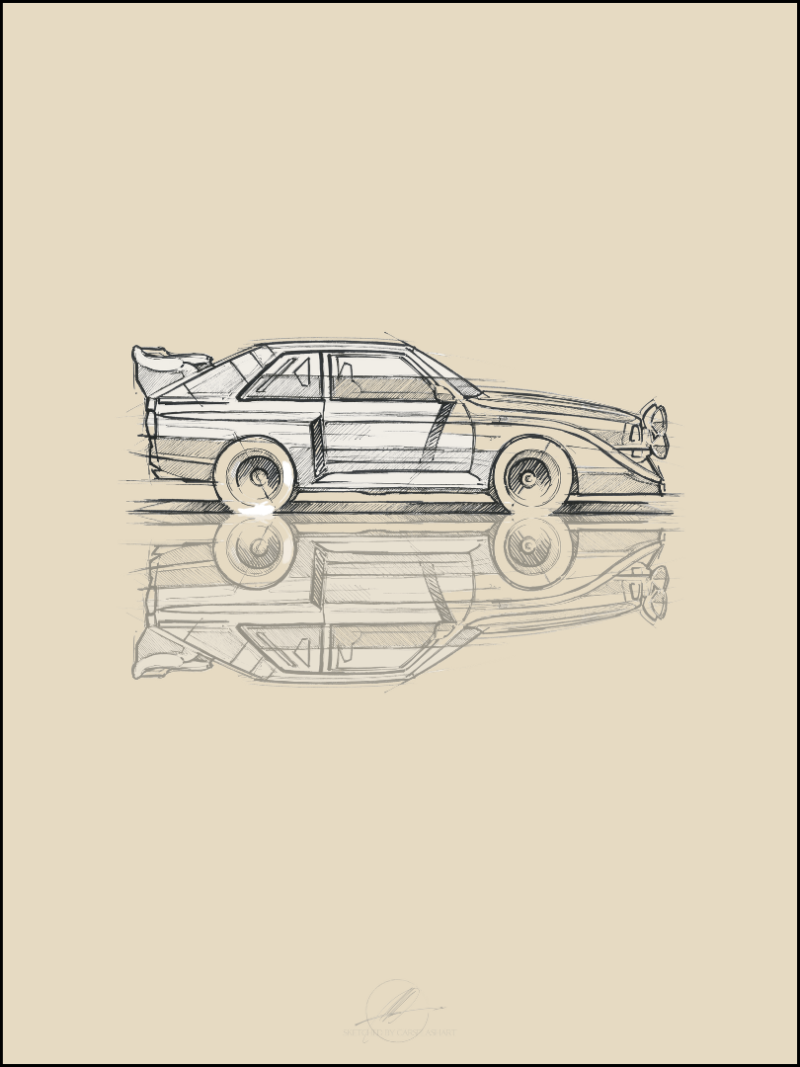 Audi S1 sketch